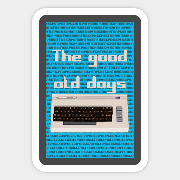 Vintage Computer Sticker by candhdesigns